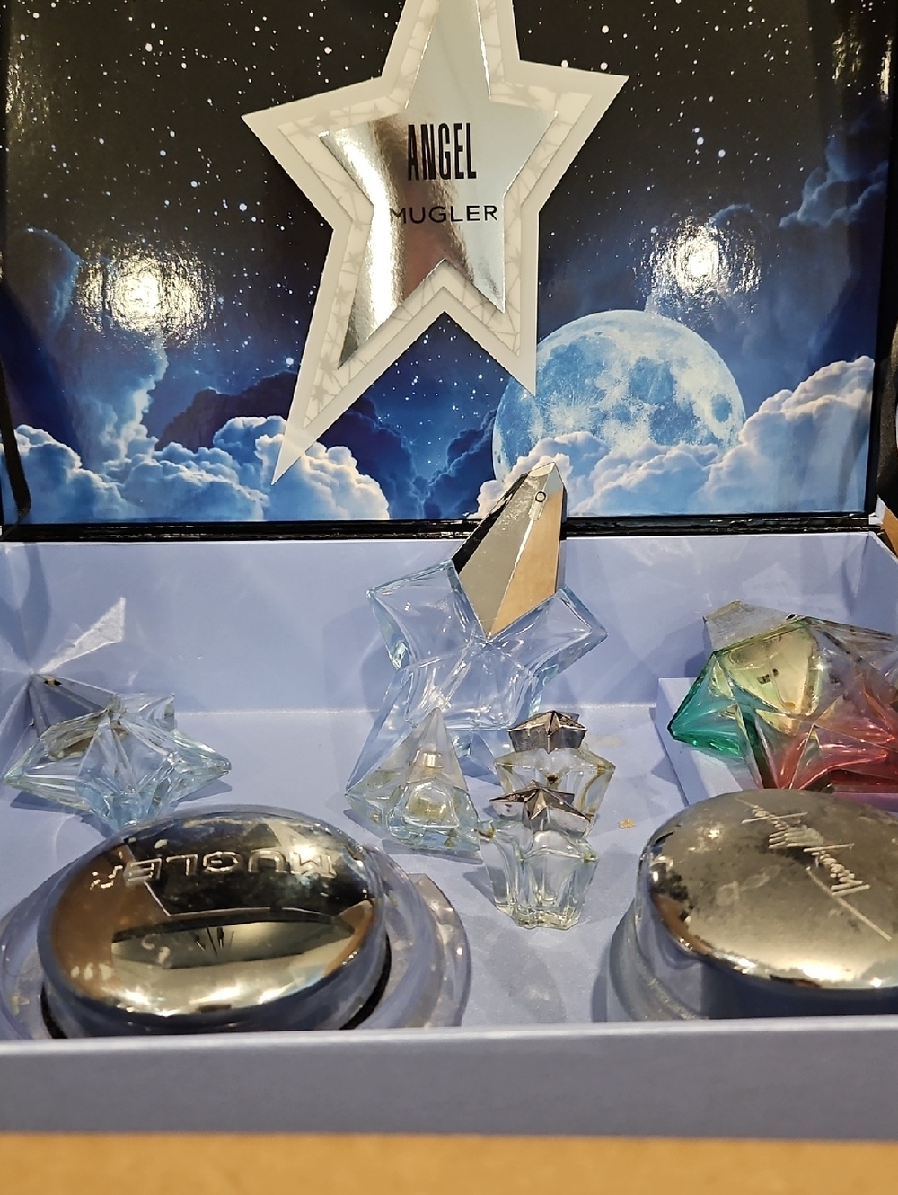 Thierry Mugler Angel Star Shaped Perfume Bottle Set - Multicolor